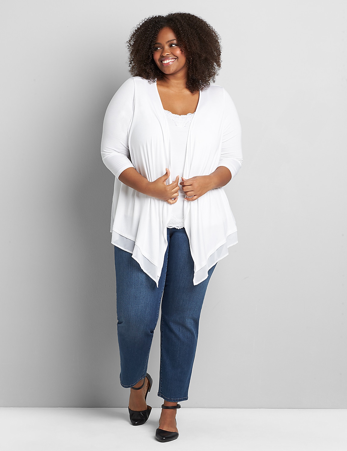 Lane Essentials Lace-Trim Cami Product Image 3