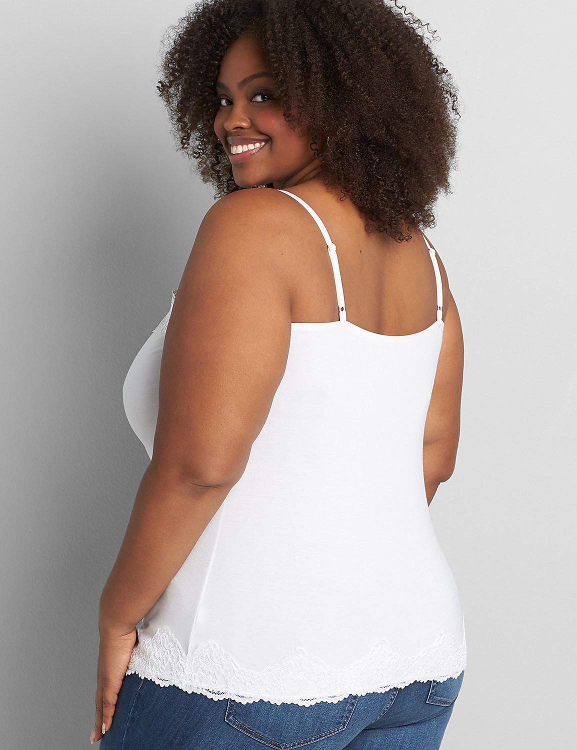 Lane Essentials Lace-Trim Cami Product Image 2