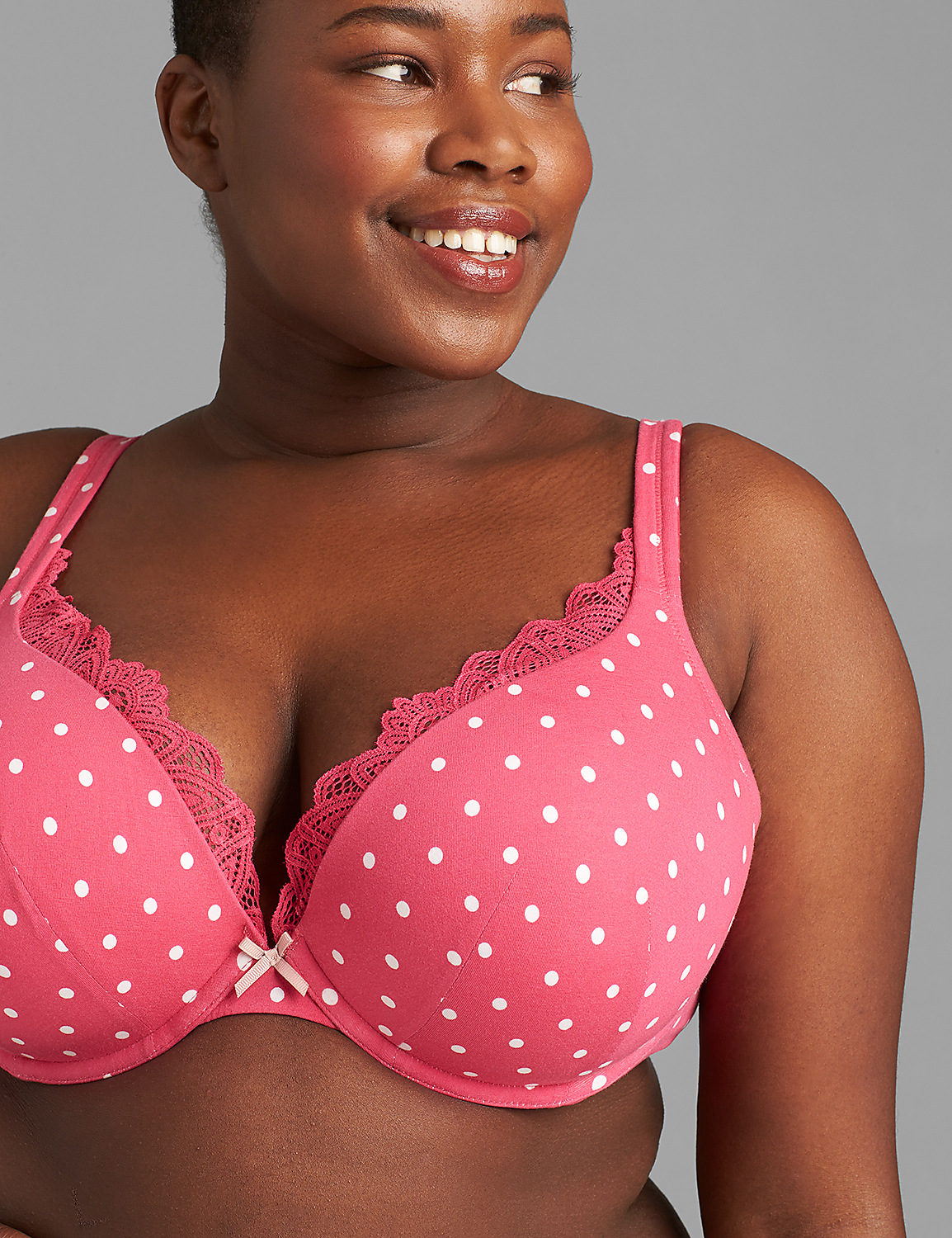Cotton Boost Plunge Bra Product Image 4