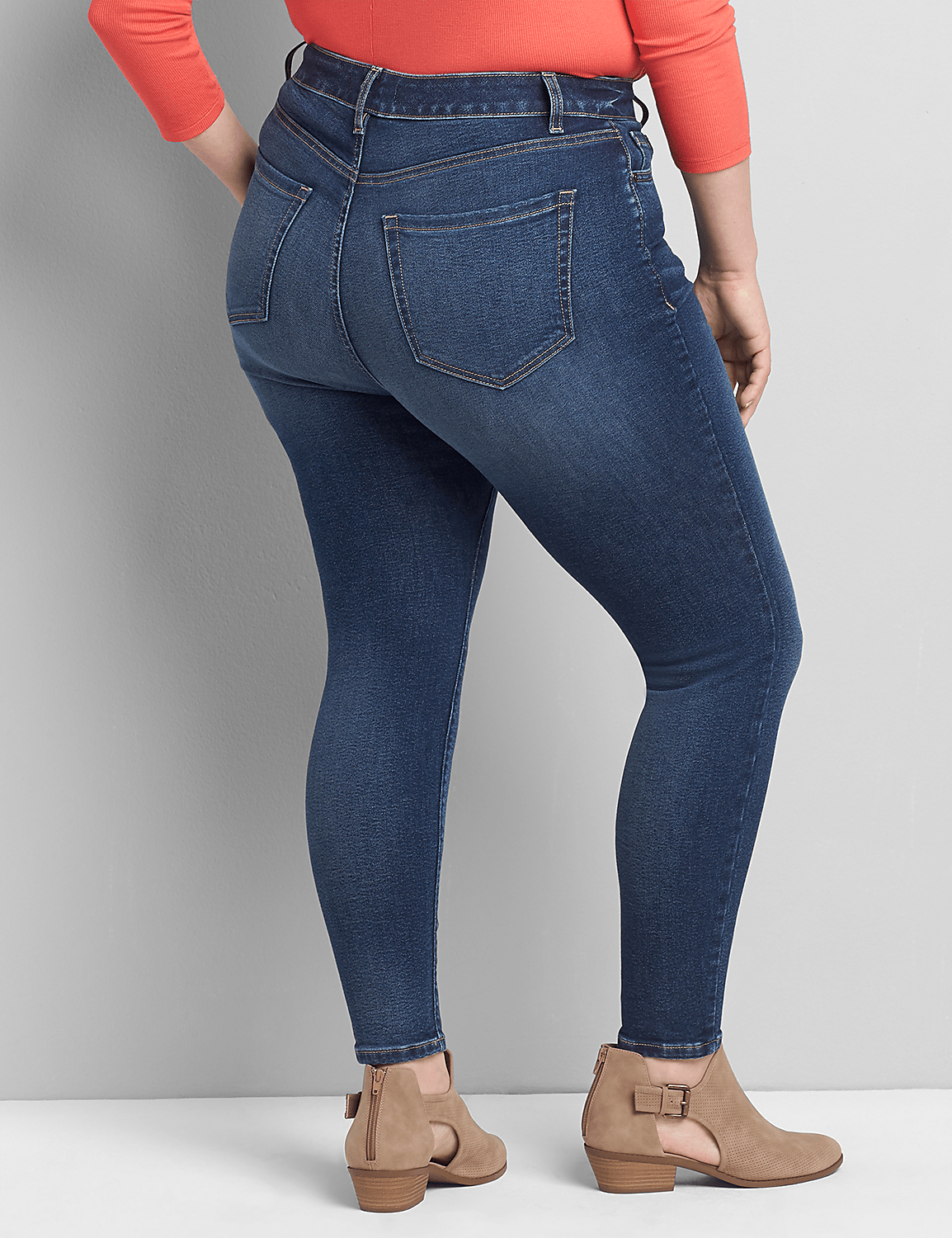 Curvy Fit High-Rise Skinny Jean - Center Seam Product Image 2