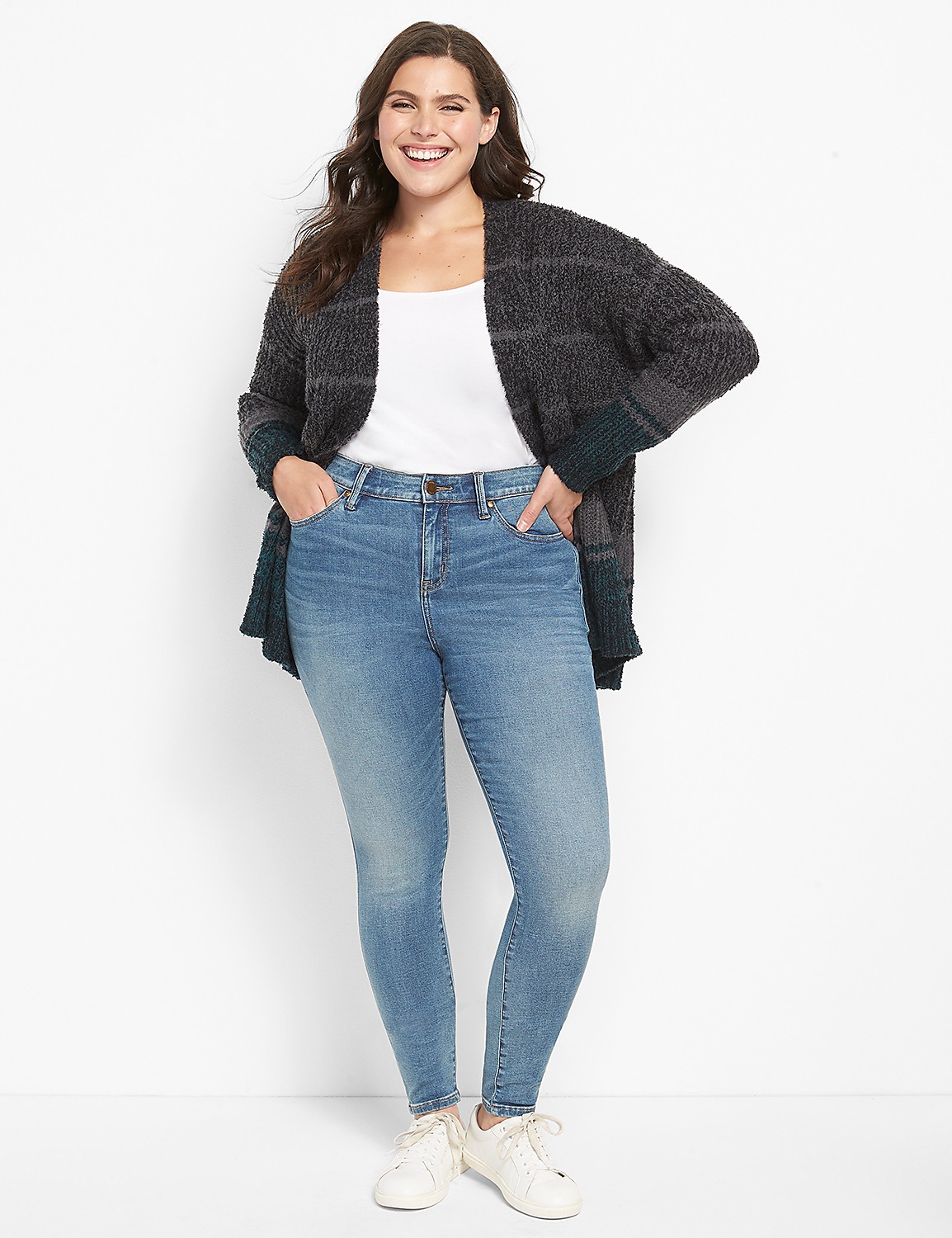 Fit Genius Mid-Rise Skinny Jean - Medium Wash Product Image 3