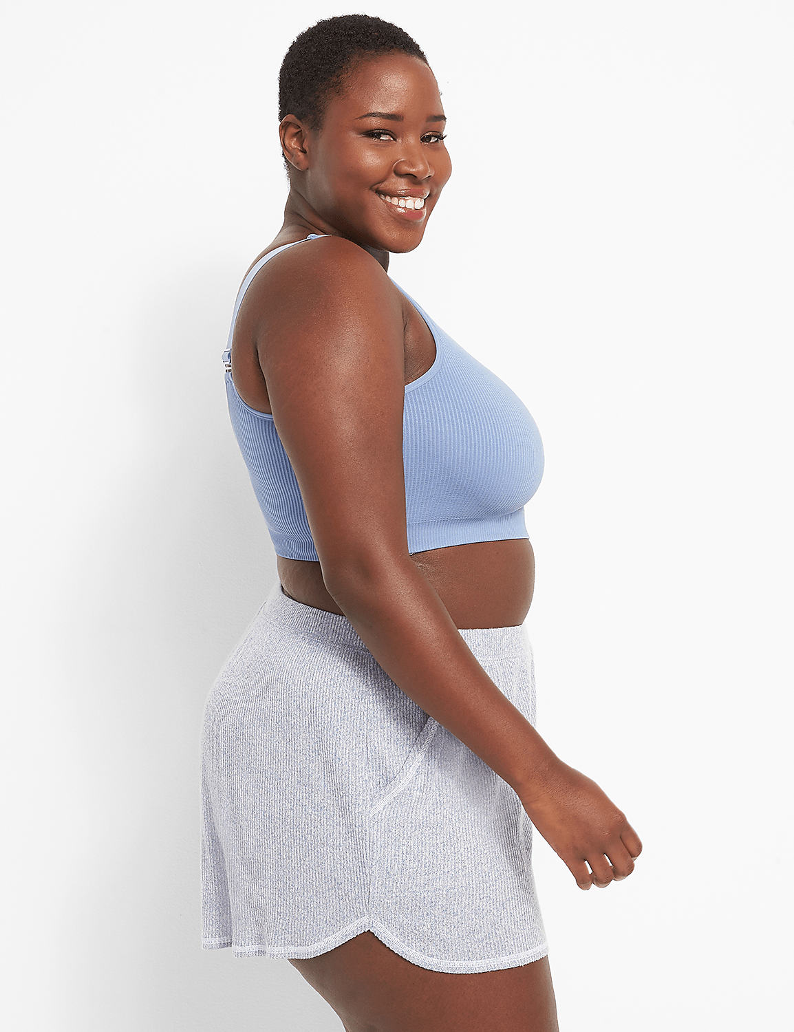 Ribbed Seamless Bralette Product Image 3