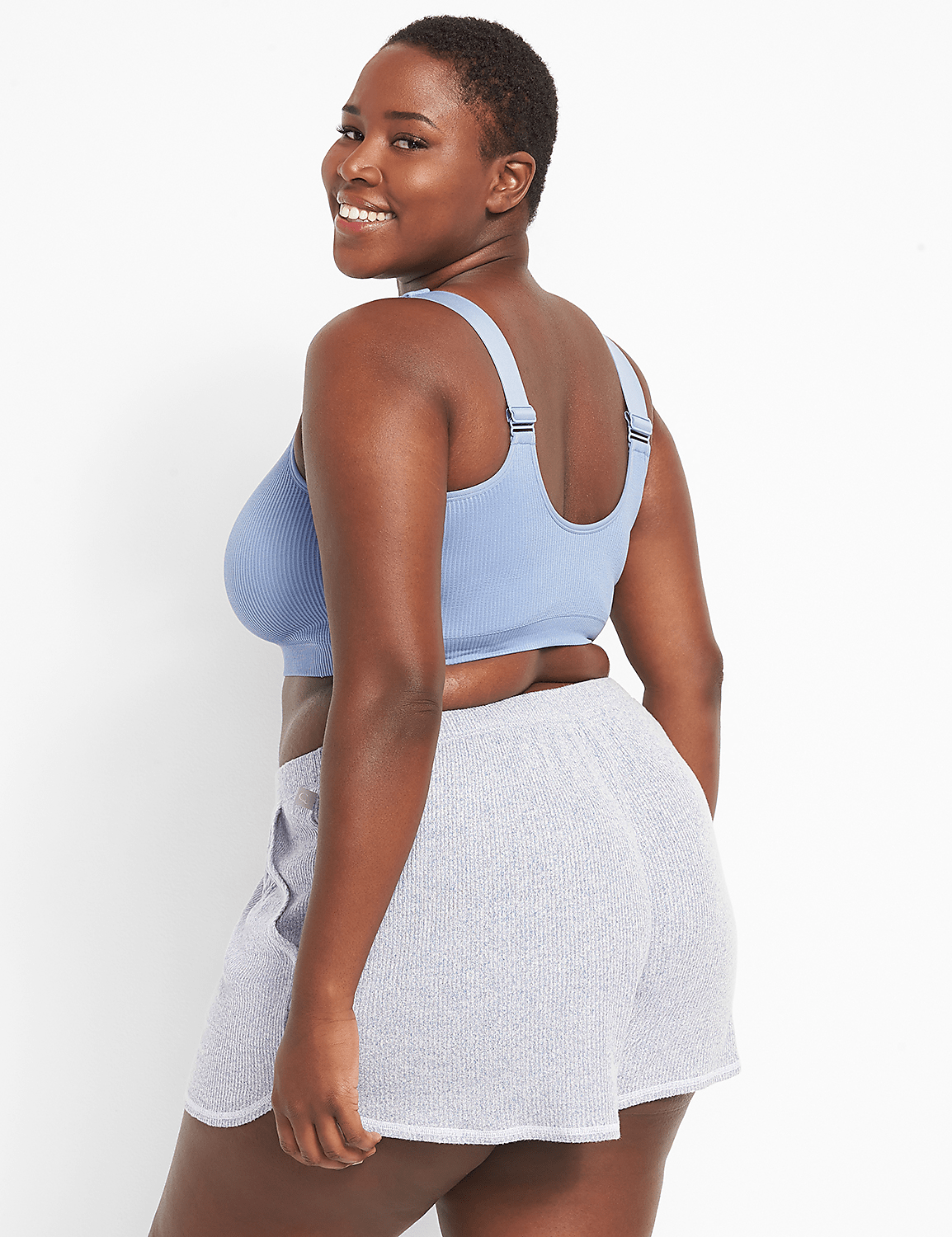 Ribbed Seamless Bralette Product Image 2