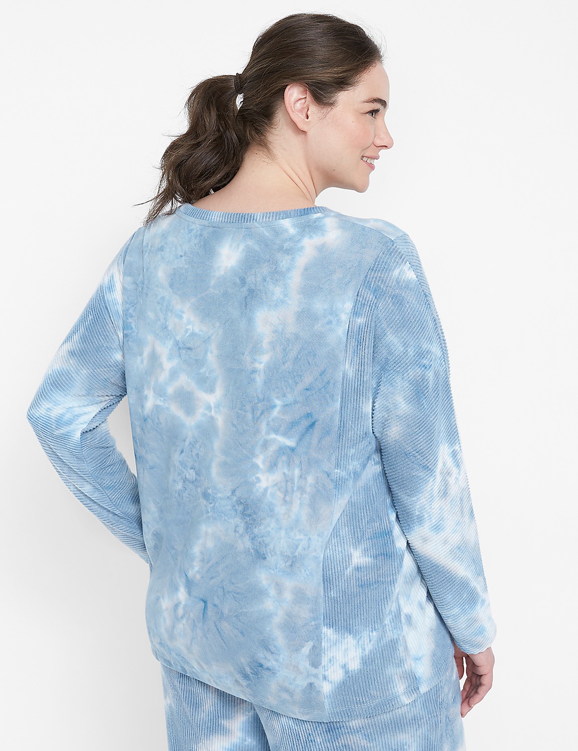 LIVI Tie-Hem Pullover - Tie-Dye Product Image 2