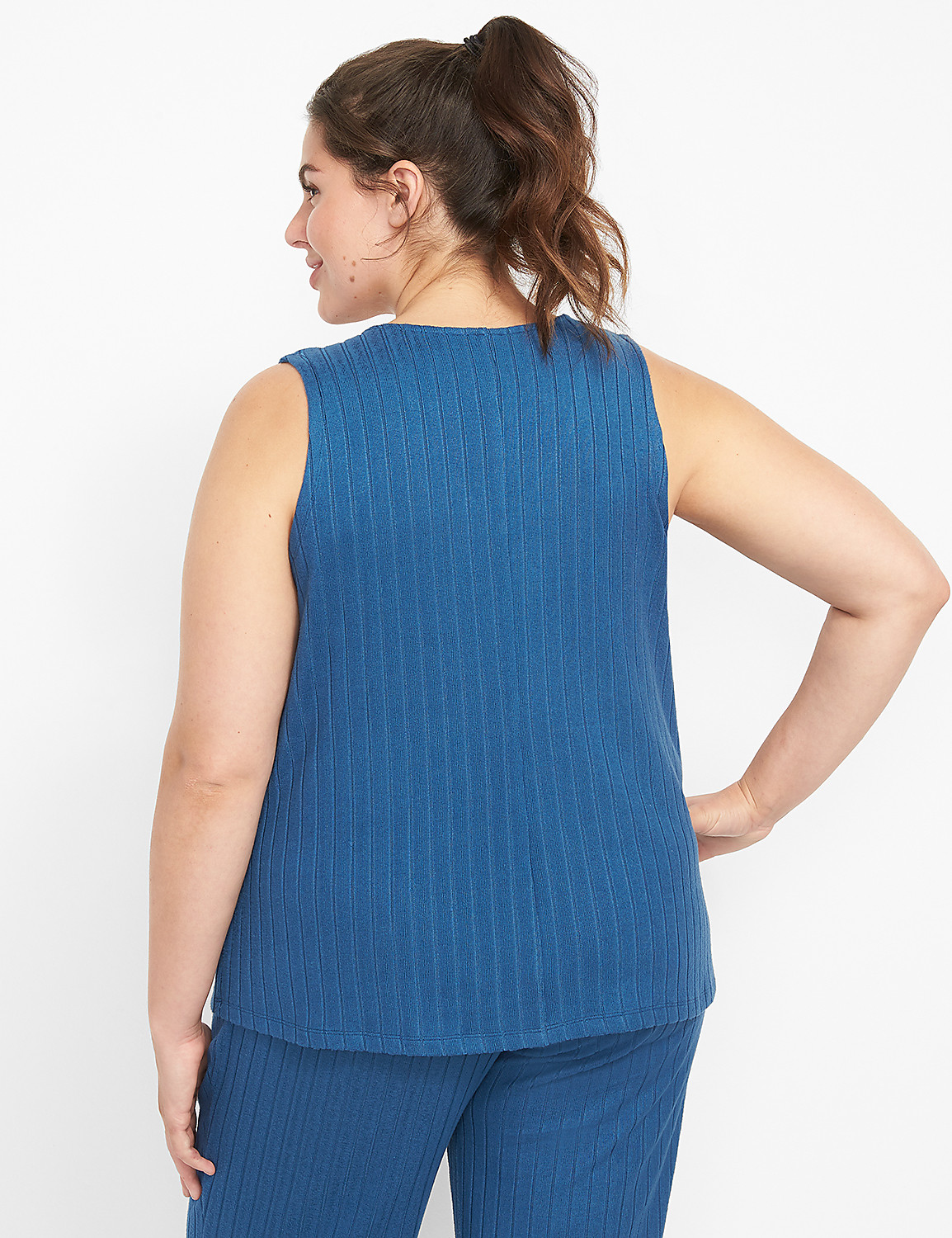 LIVI Ribbed Hacci Tank Product Image 2
