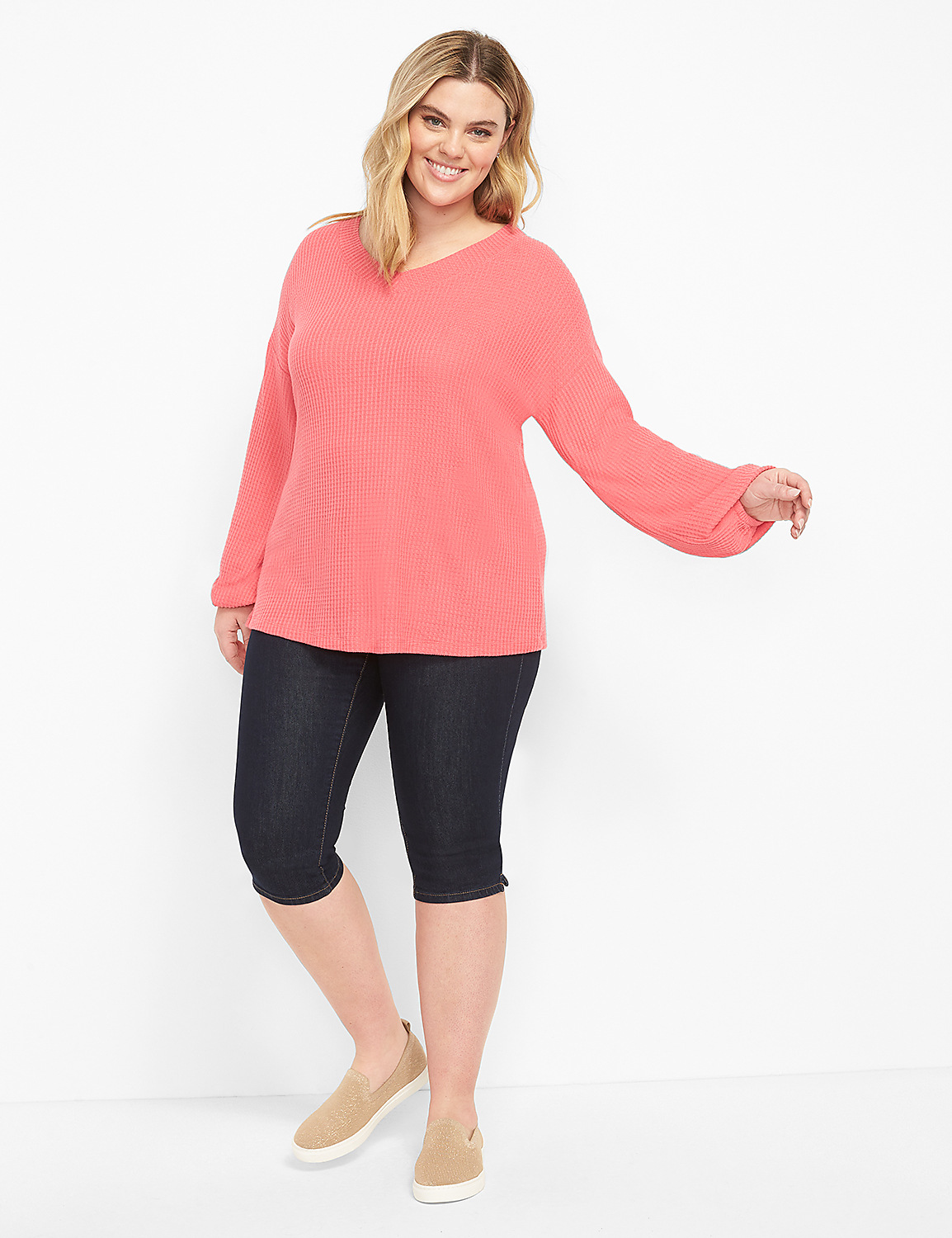 Signature Fit Pedal Jean - Rinse Dark Wash Product Image 3