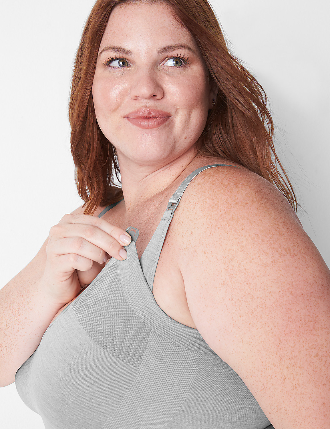 Seamless Lightly Lined Nursing Bra Product Image 4