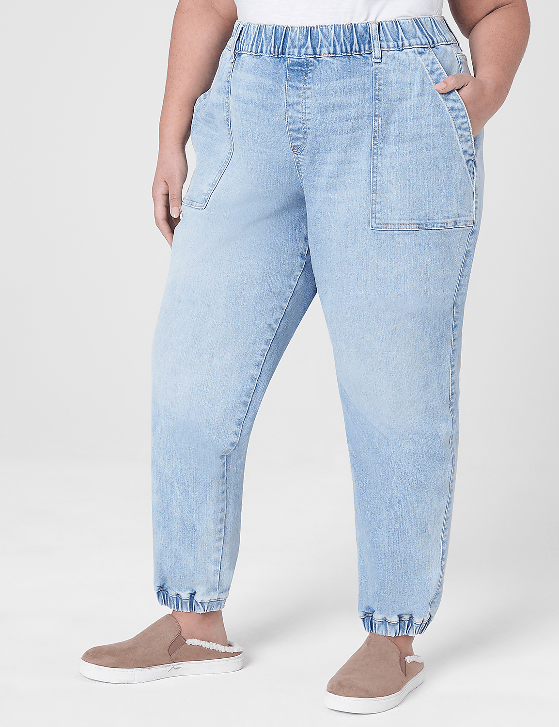 Pull-On Boyfriend Jogger Jean Product Image 1