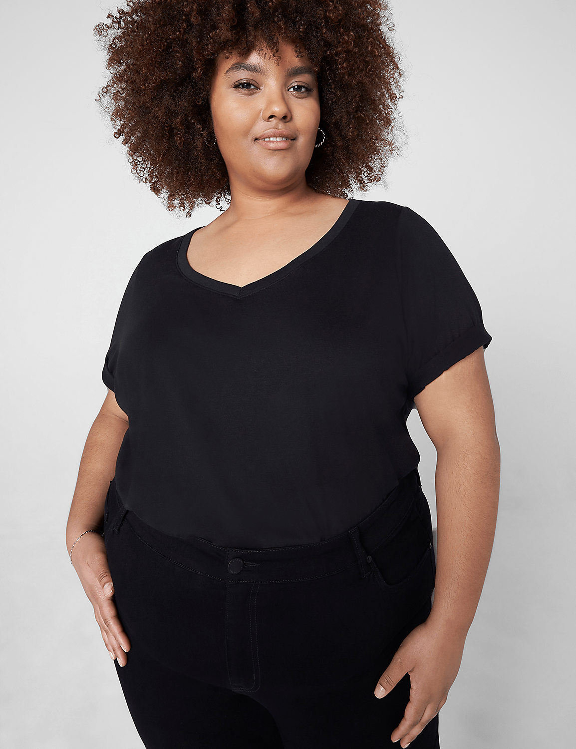 Essential V-Neck Tee Product Image 1