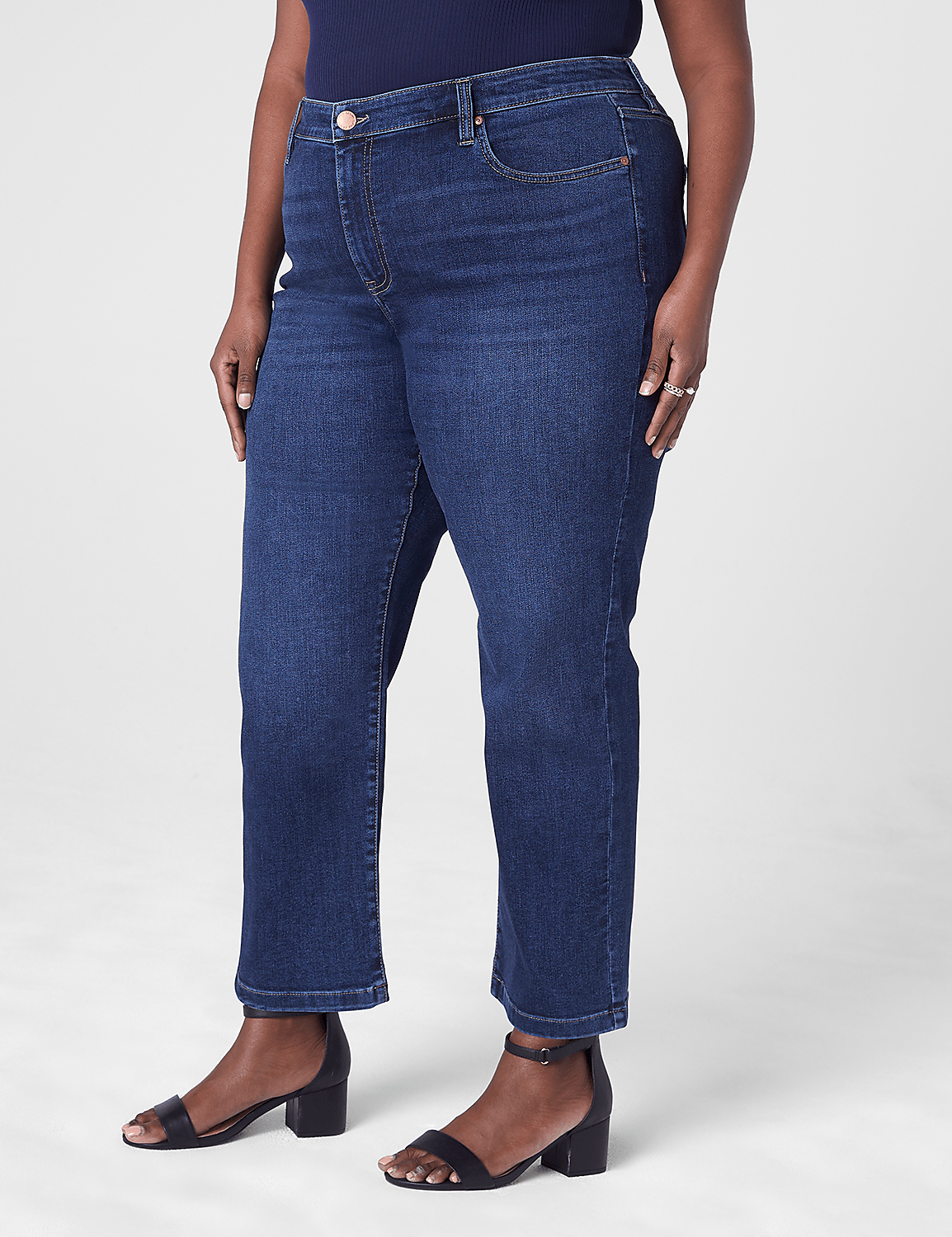 Signature Fit Straight Ankle Jean Product Image 1
