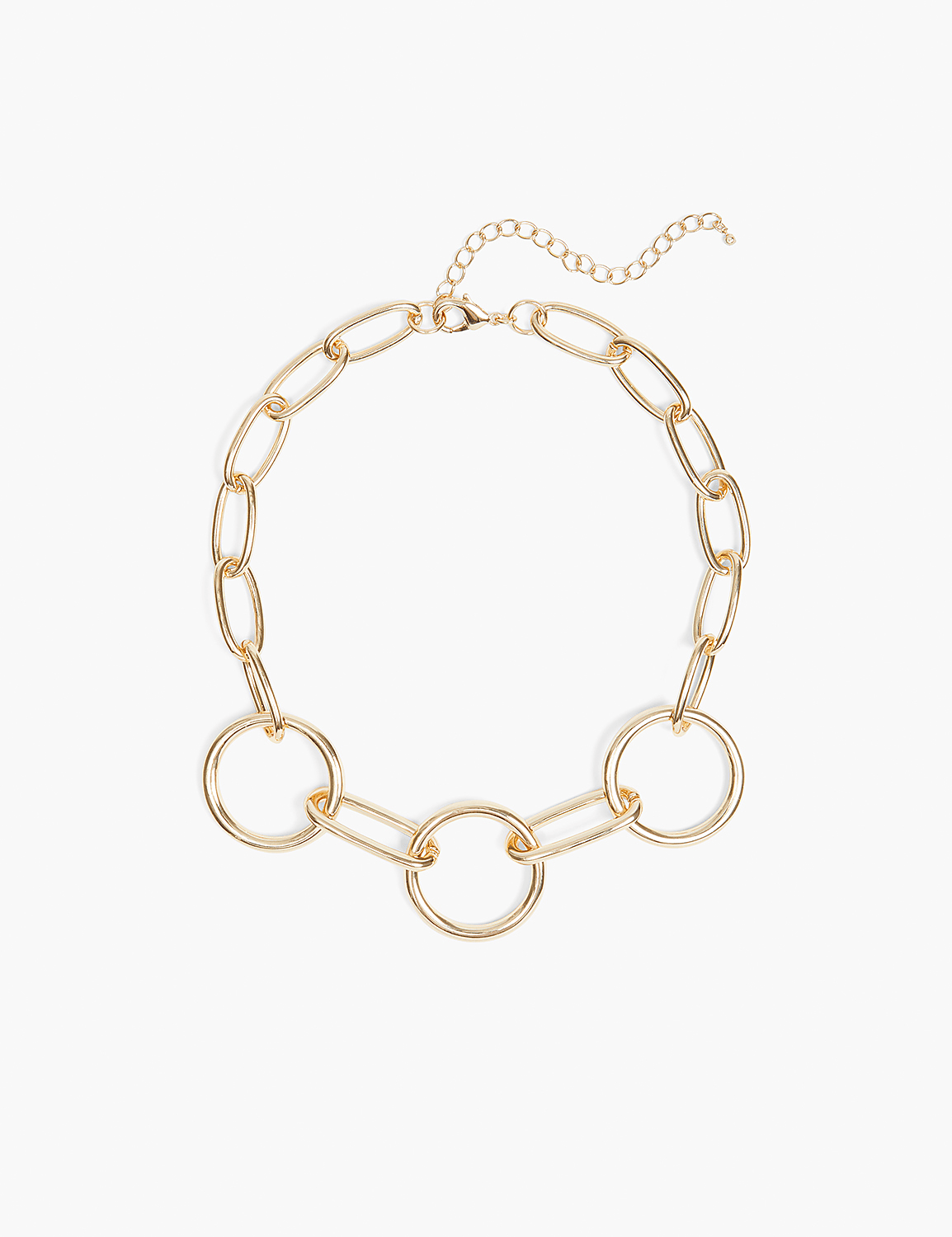 Circle Chain Link Necklace | LaneBryant