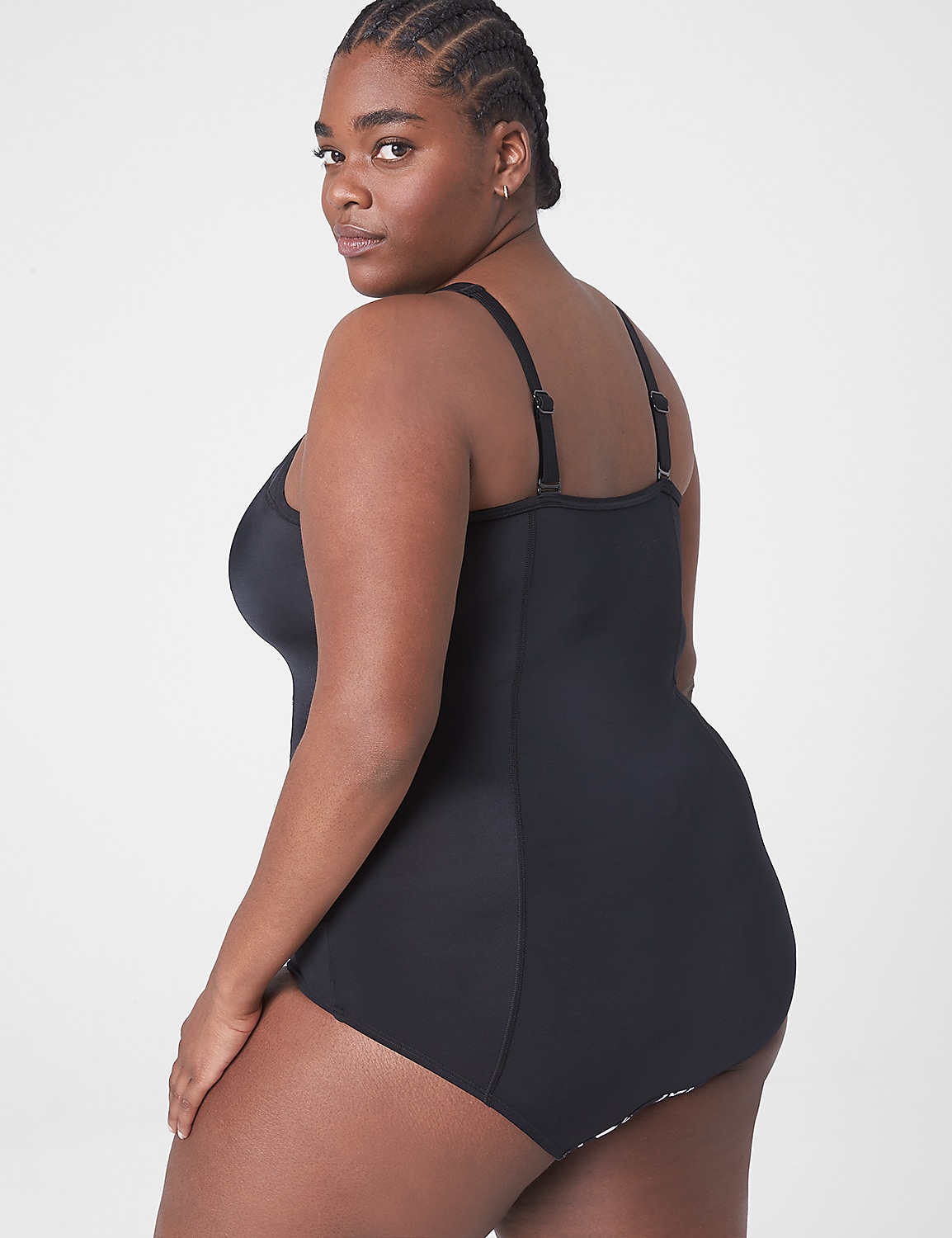 LIVI Swim No-Wire Front-Zip One-Piece Product Image 2