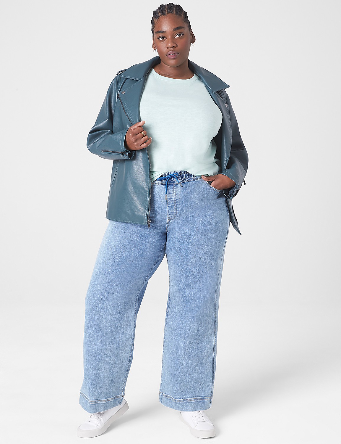 High-Rise Pull-On Relaxed Straight Jean Product Image 3