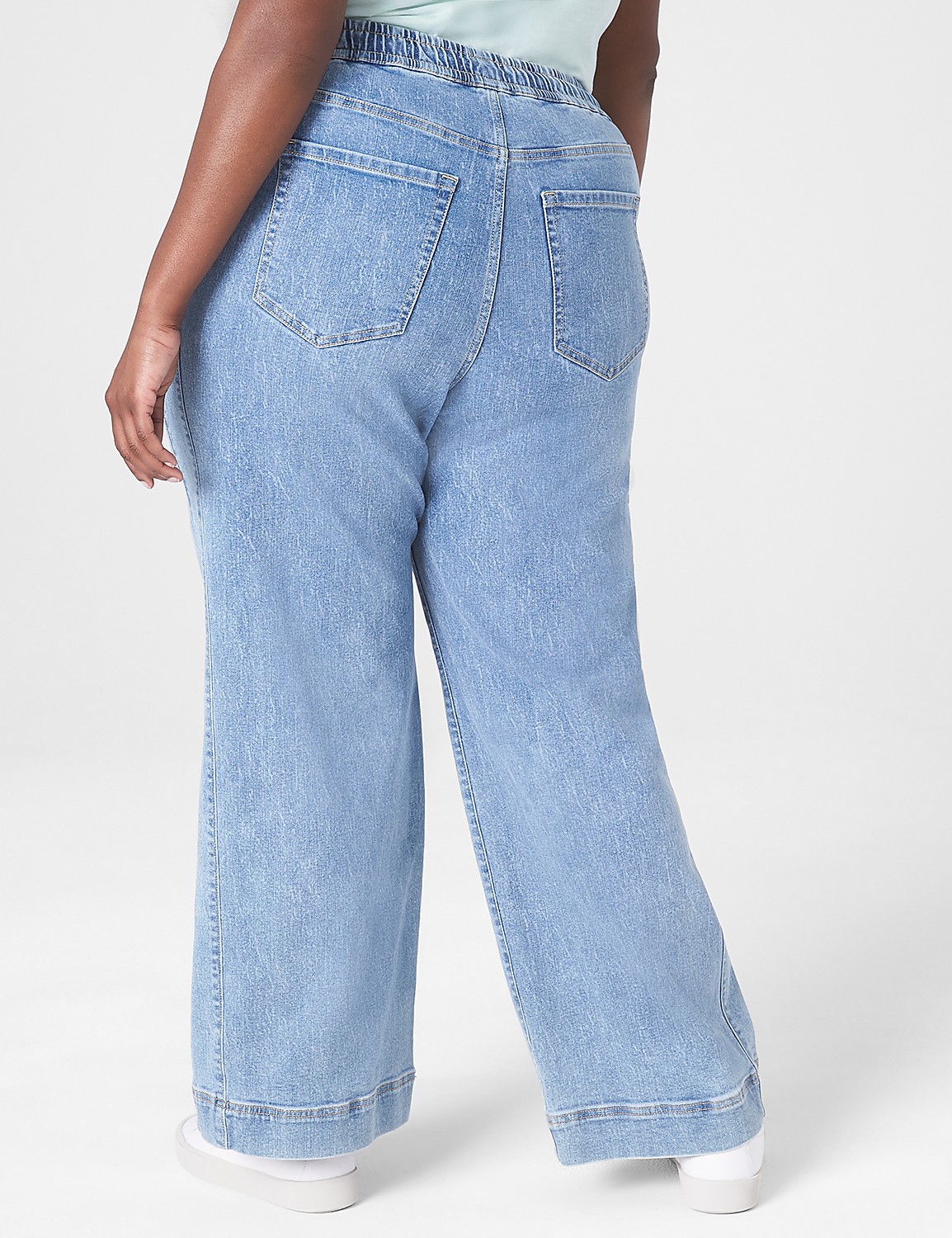 High-Rise Pull-On Relaxed Straight Jean Product Image 2
