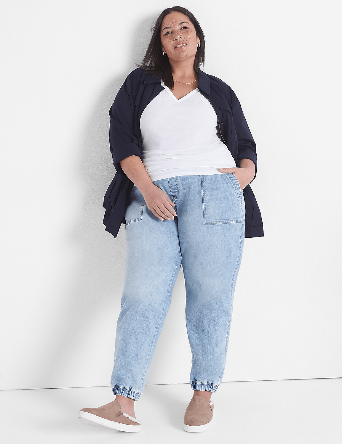 Pull-On Boyfriend Jogger Jean Product Image 3