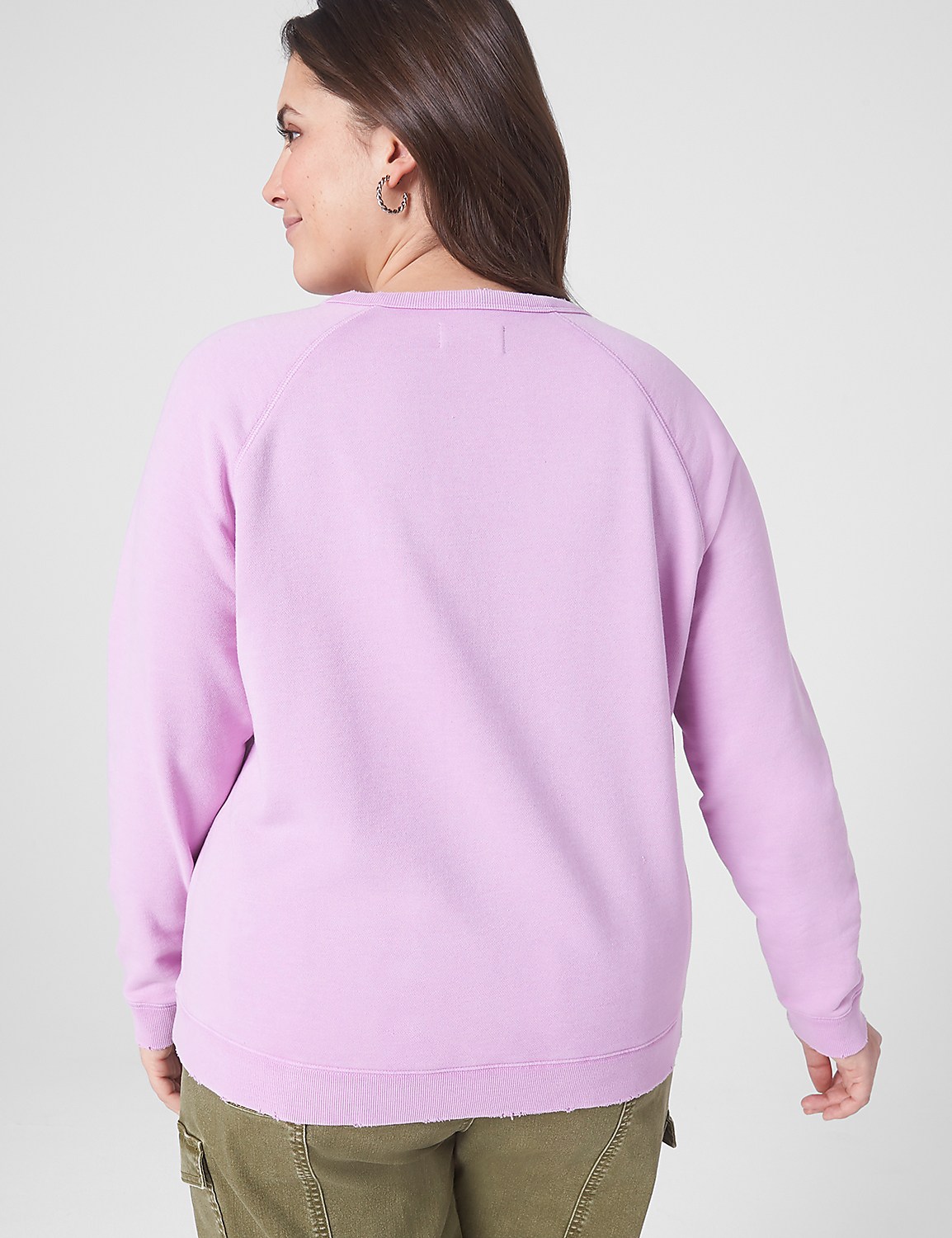 Classic Raglan-Sleeve Sweatshirt Tee | LaneBryant