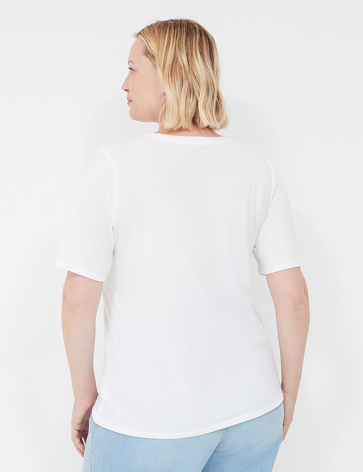 Perfect Sleeve V-Neck Tee Product Image 2