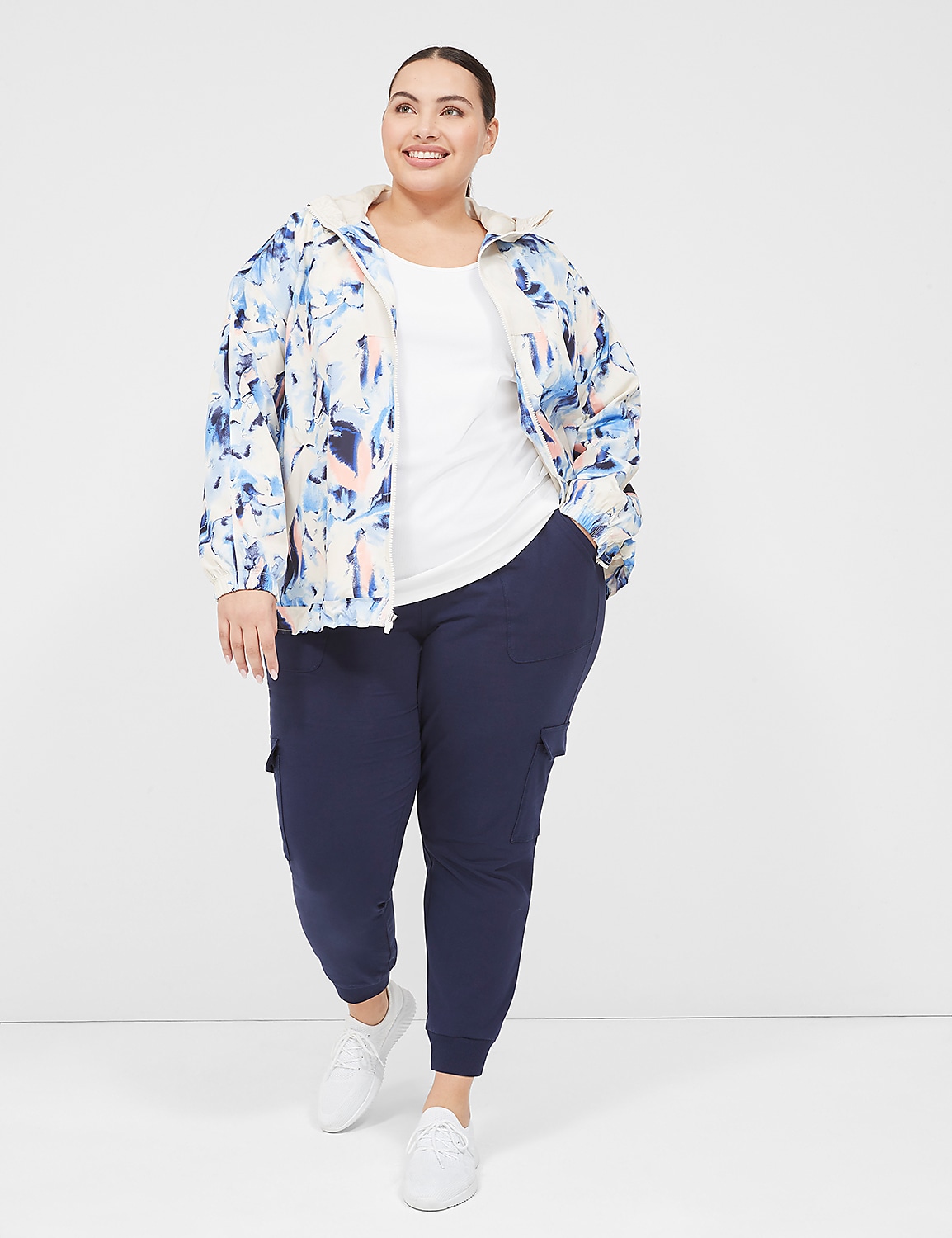 LIVI High-Rise Signature Stretch Slim Cargo Jogger Product Image 3