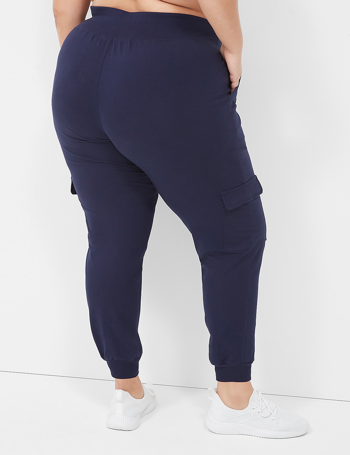 LIVI High-Rise Signature Stretch Slim Cargo Jogger Product Image 2
