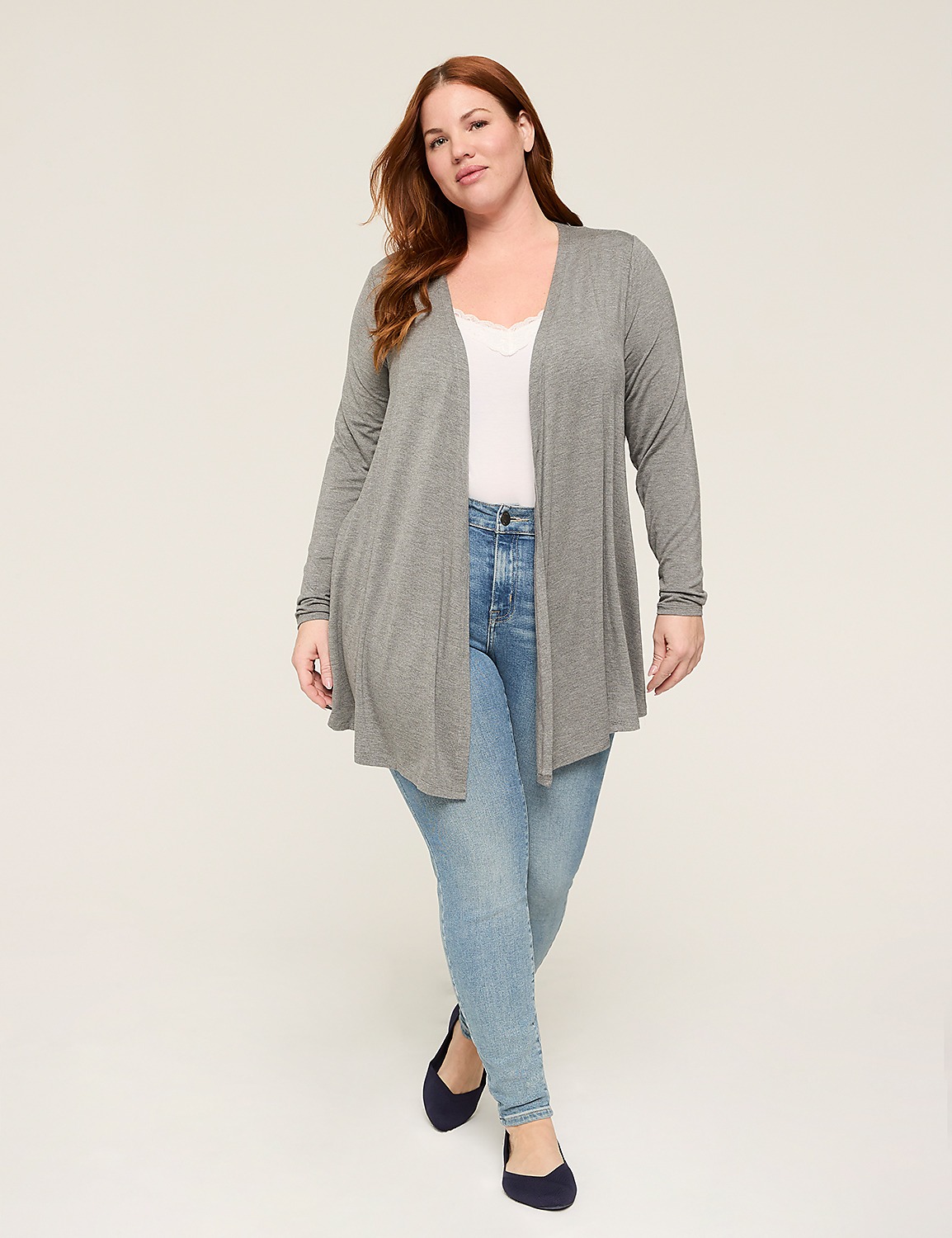 Open-Front Fit & Flare Overpiece Product Image 3