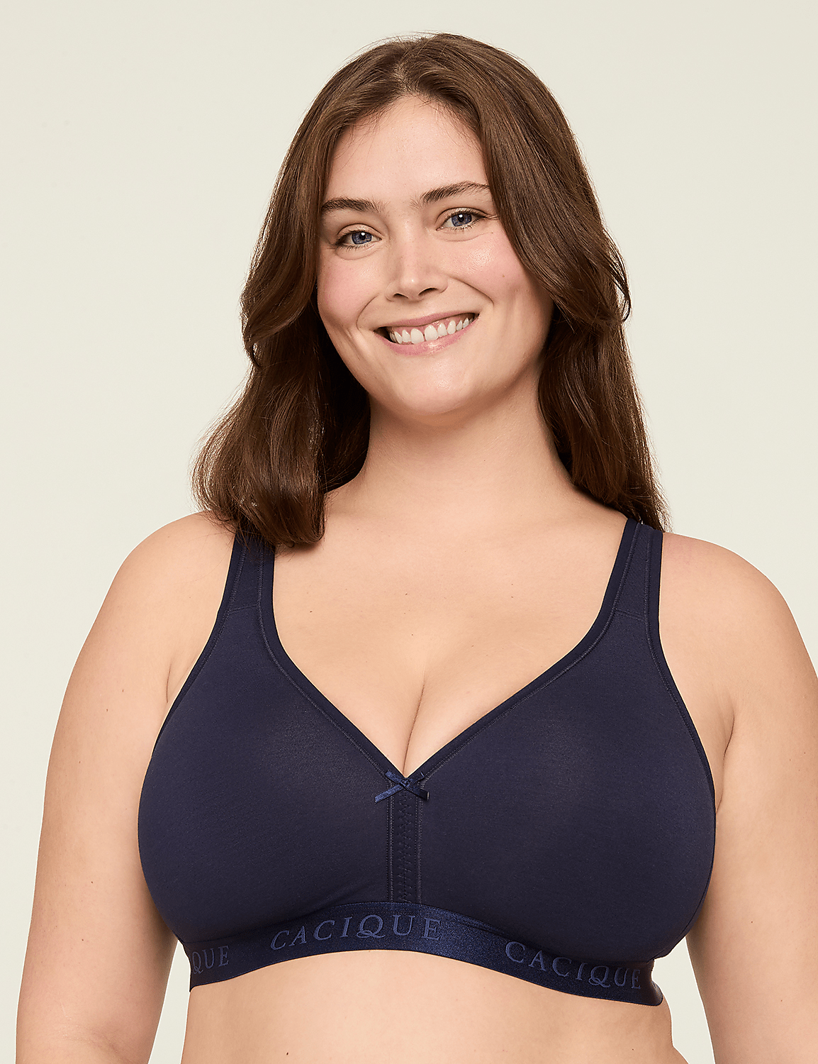 Cotton Lightly Lined No-Wire Bra Product Image 4