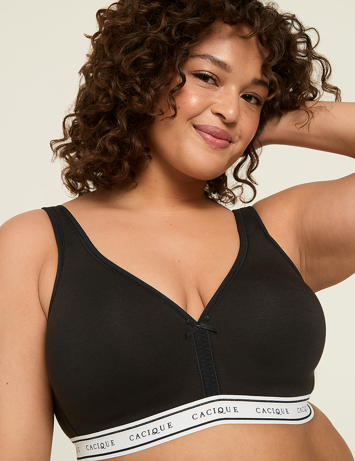 Cotton Lightly Lined No-Wire Bra Product Image 4