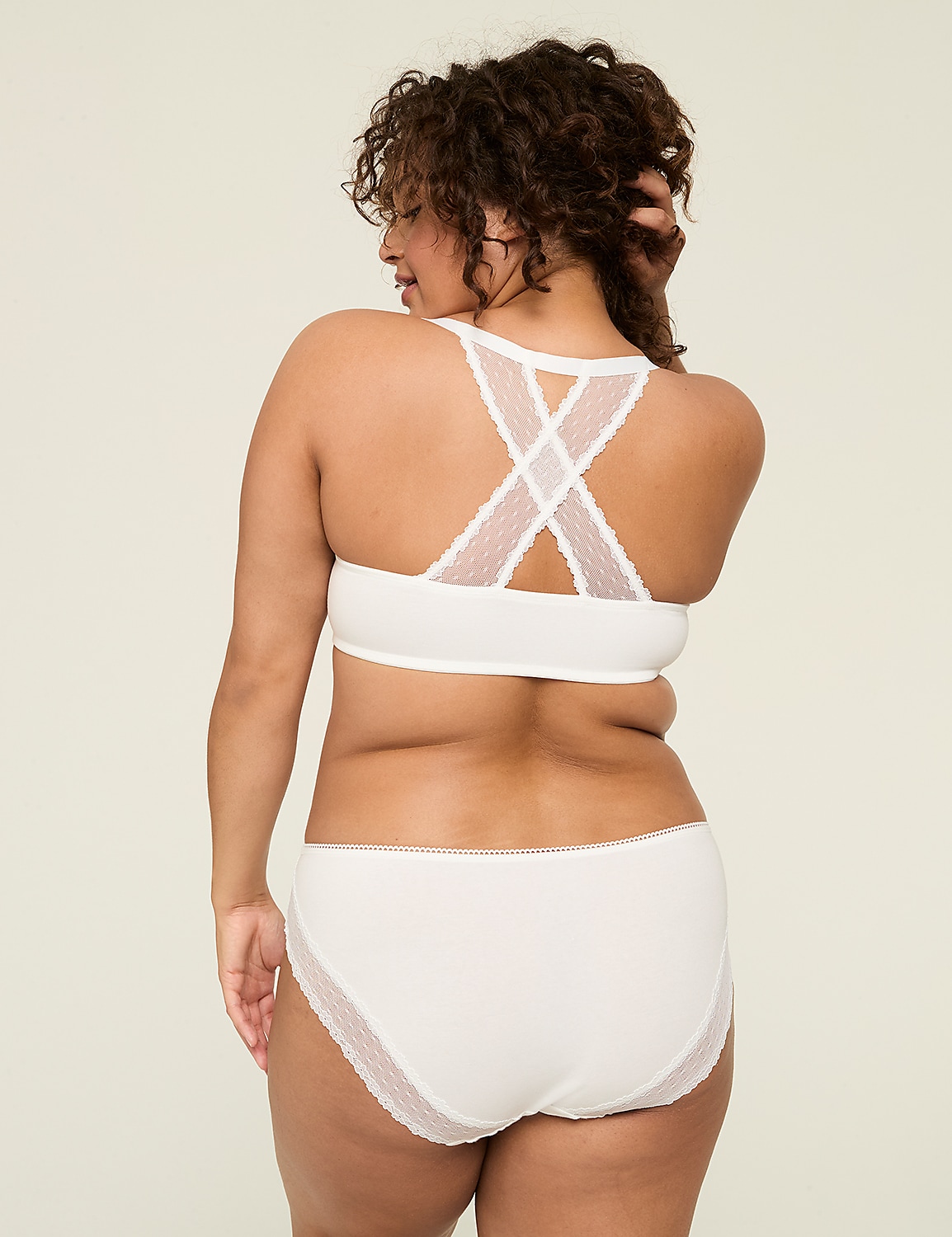 Front-Close Cotton Boost Plunge Bra Product Image 11