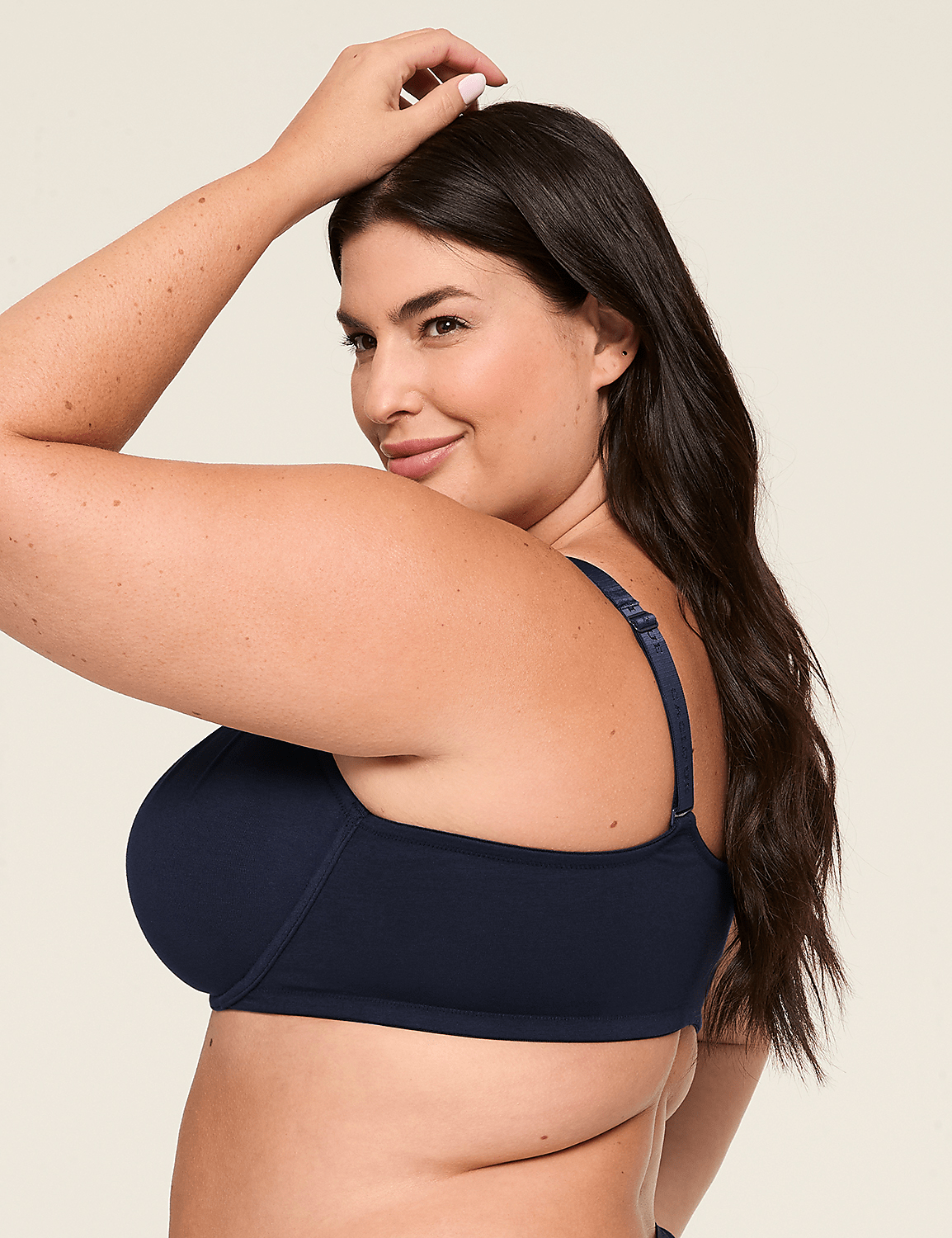 Front-Close Cotton Lightly Lined T-Shirt Bra Product Image 3