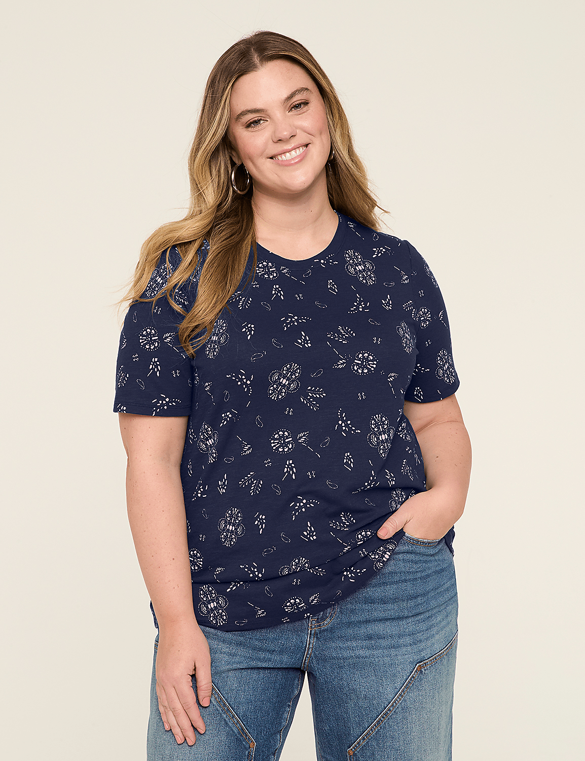 Perfect Sleeve Crew-Neck Tee Product Image 1