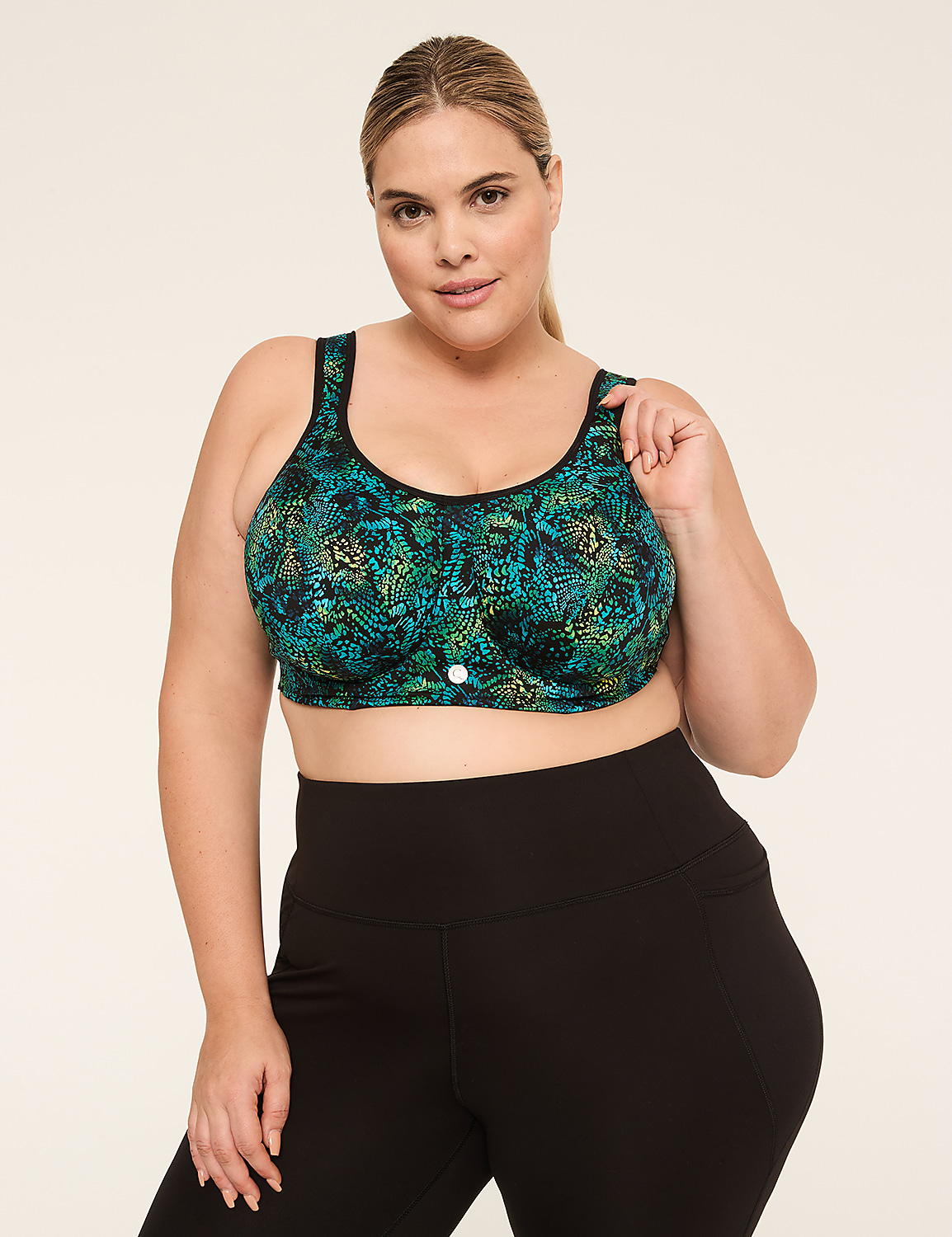 Cacique Max Support High-Impact Comfort Underwire Sports Bra Product Image 1