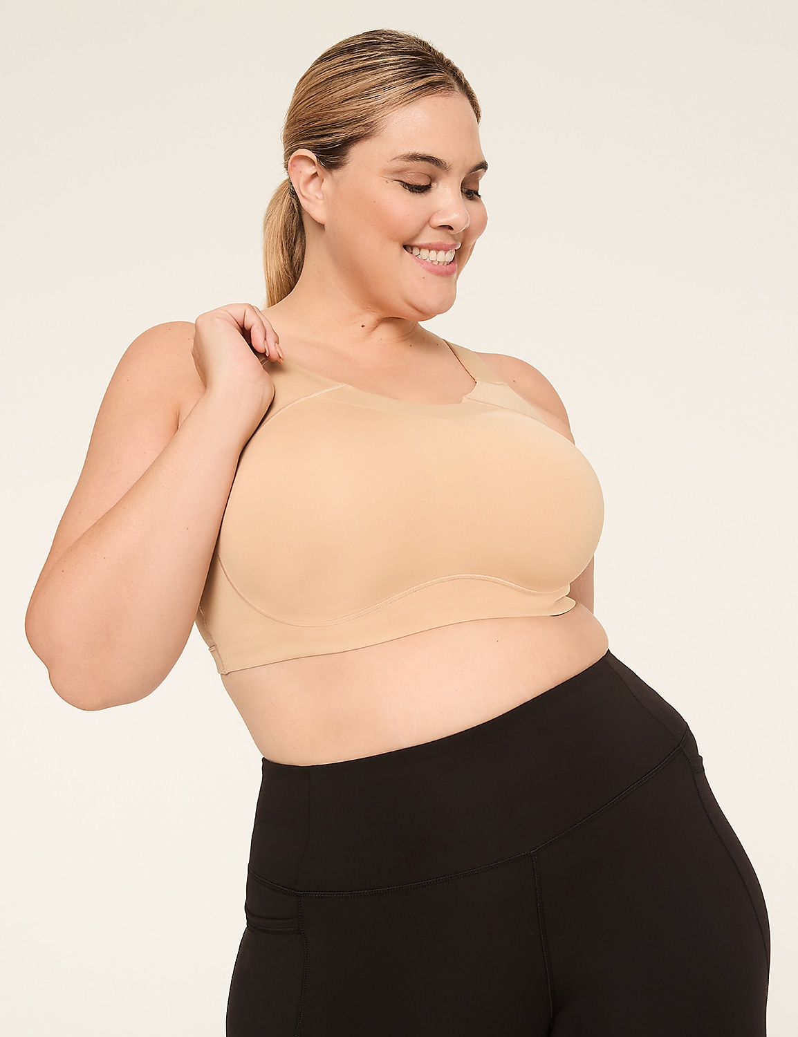 Cacique Max Support High-Impact Underwire Sports Bra Product Image 1