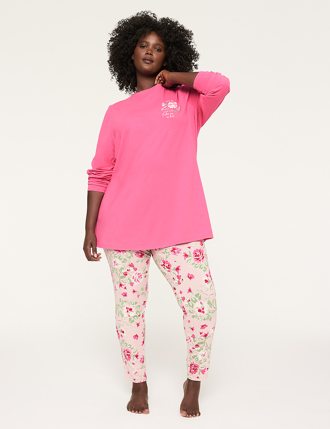 Comfy Cotton Tunic & Legging PJ Set Product Image 1