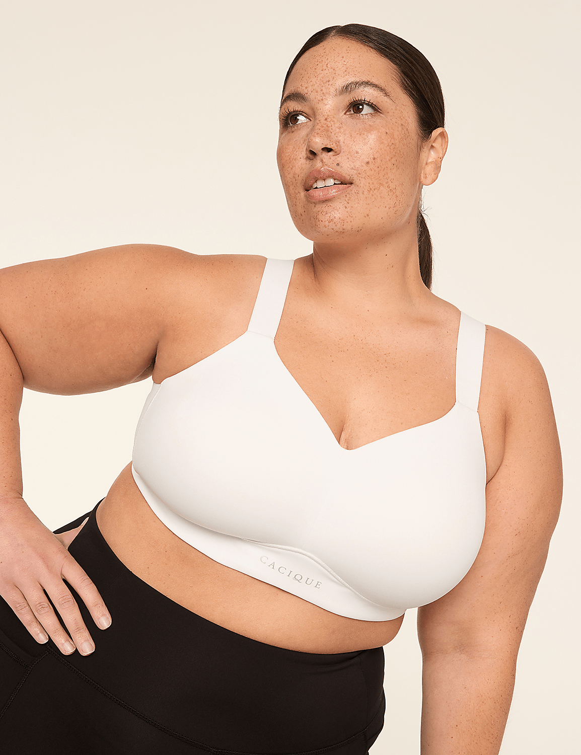 Cacique Totally Smooth Medium-Impact Wireless Sports Bra Product Image 1