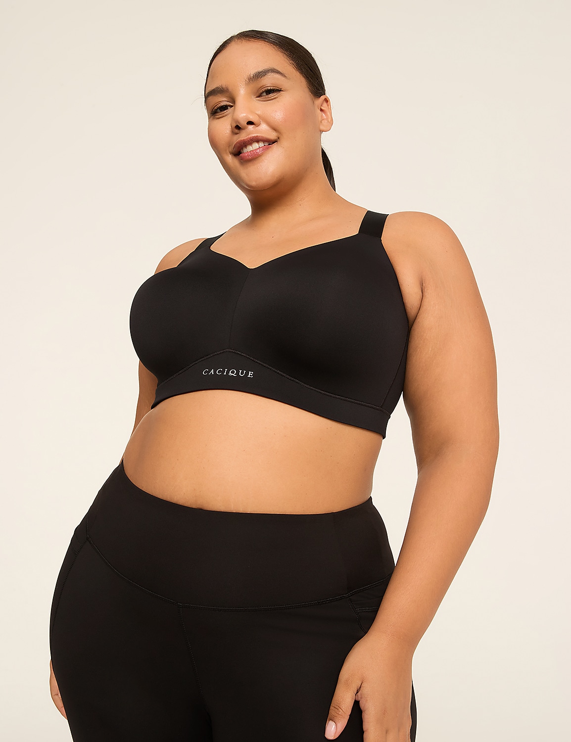 Cacique Totally Smooth Medium-Impact Wireless Sports Bra Product Image 1