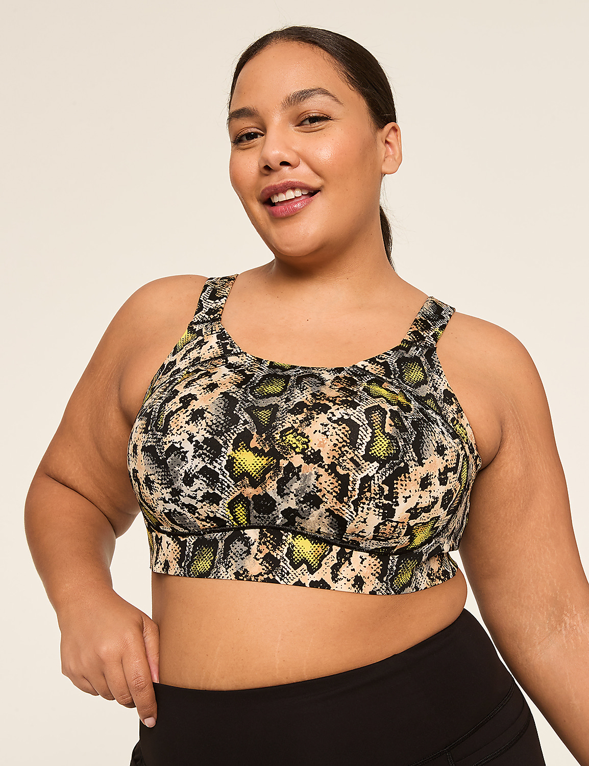 Cacique Max Support High-Impact Underwire Sports Bra Product Image 1