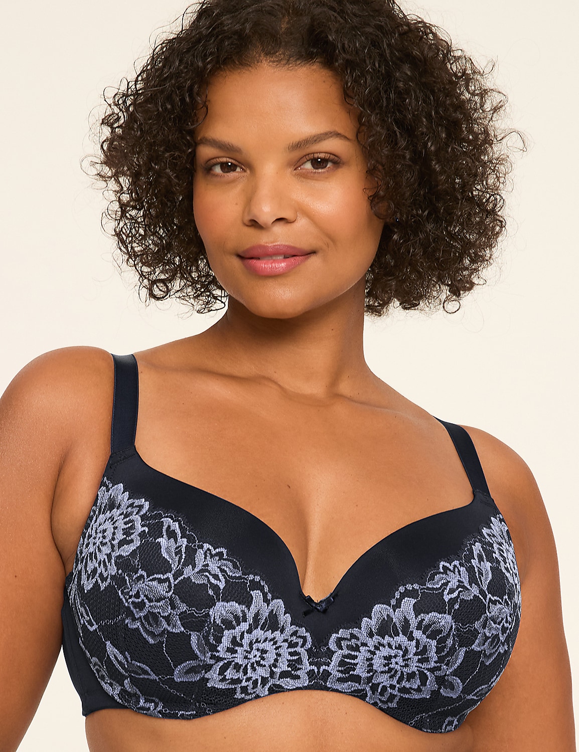 Smooth Lightly Lined Balconette Bra Product Image 1