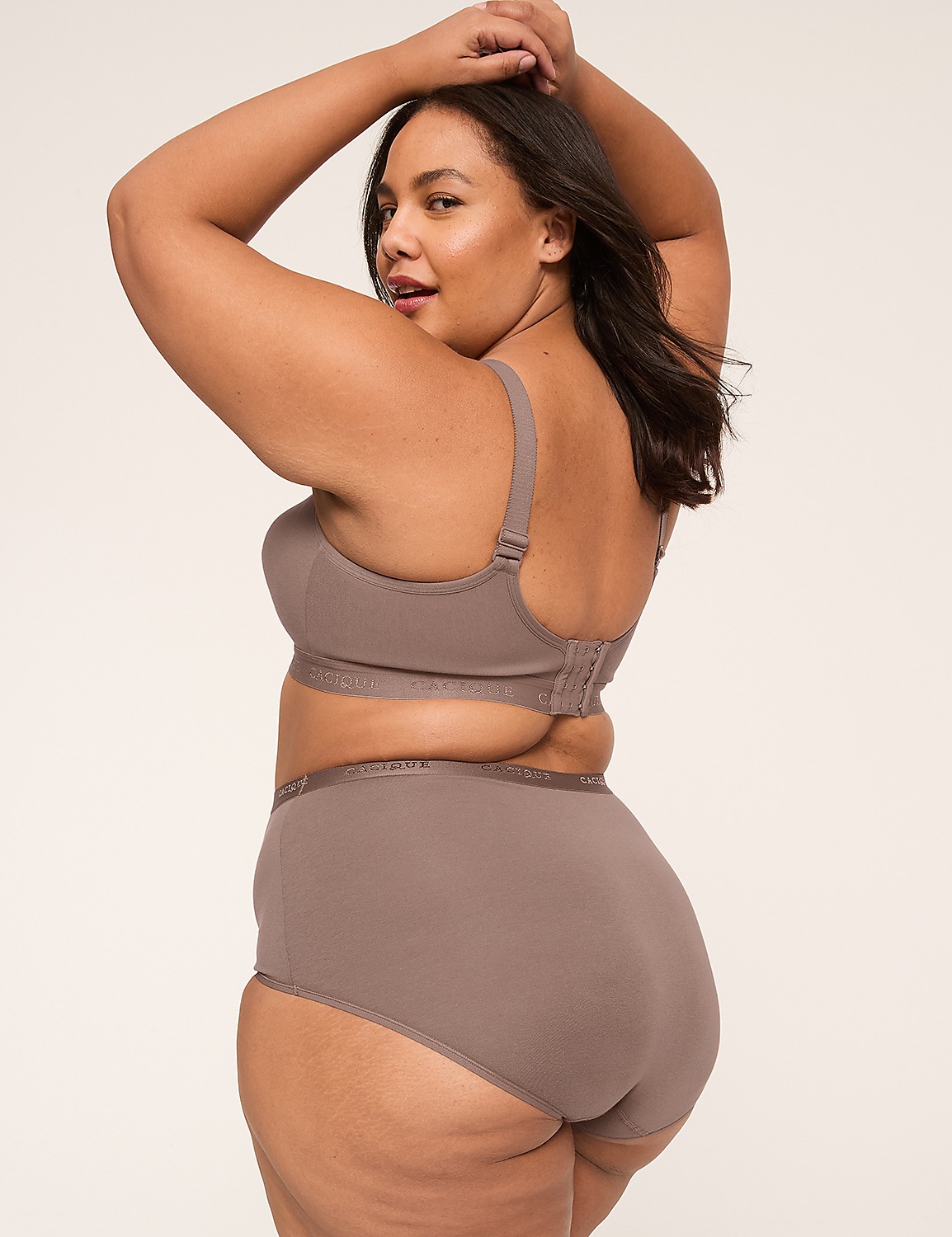 Cotton High-Waist Brief Panty Product Image 2