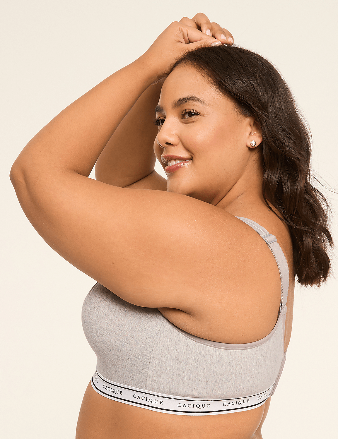Cotton Lightly Lined No-Wire Bra Product Image 3