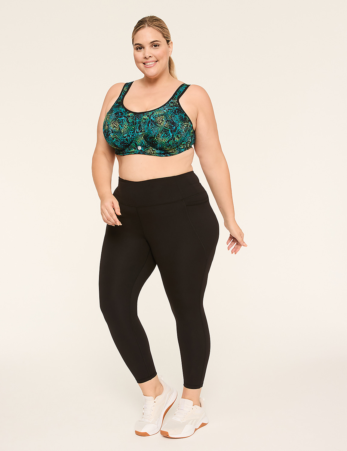 Cacique Max Support High-Impact Comfort Underwire Sports Bra Product Image 3