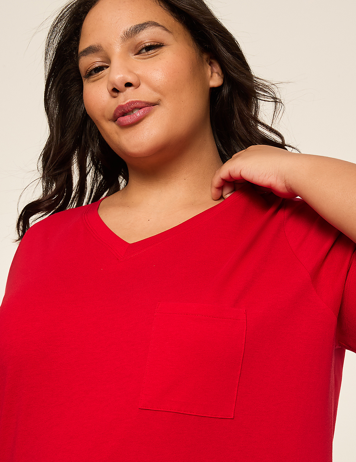 Comfy Cotton Short-Sleeve Pocket Tunic & Legging PJ Set Product Image 4
