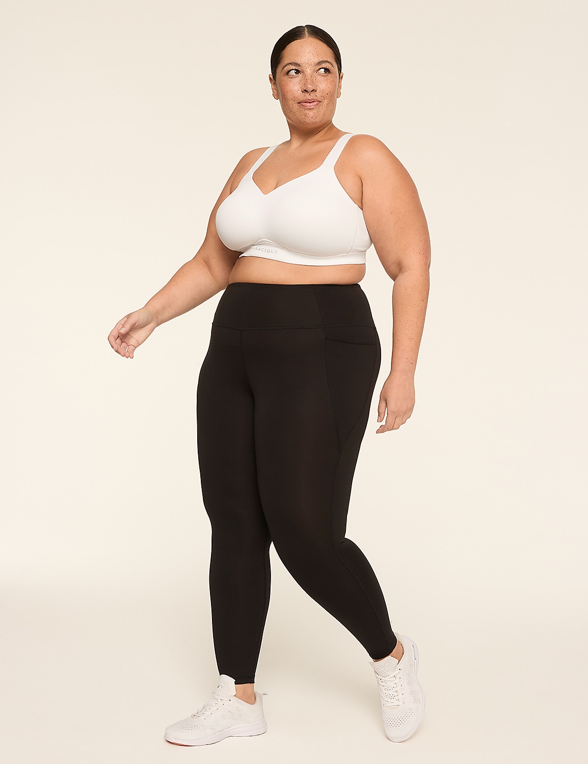Cacique Totally Smooth Medium-Impact Wireless Sports Bra Product Image 3