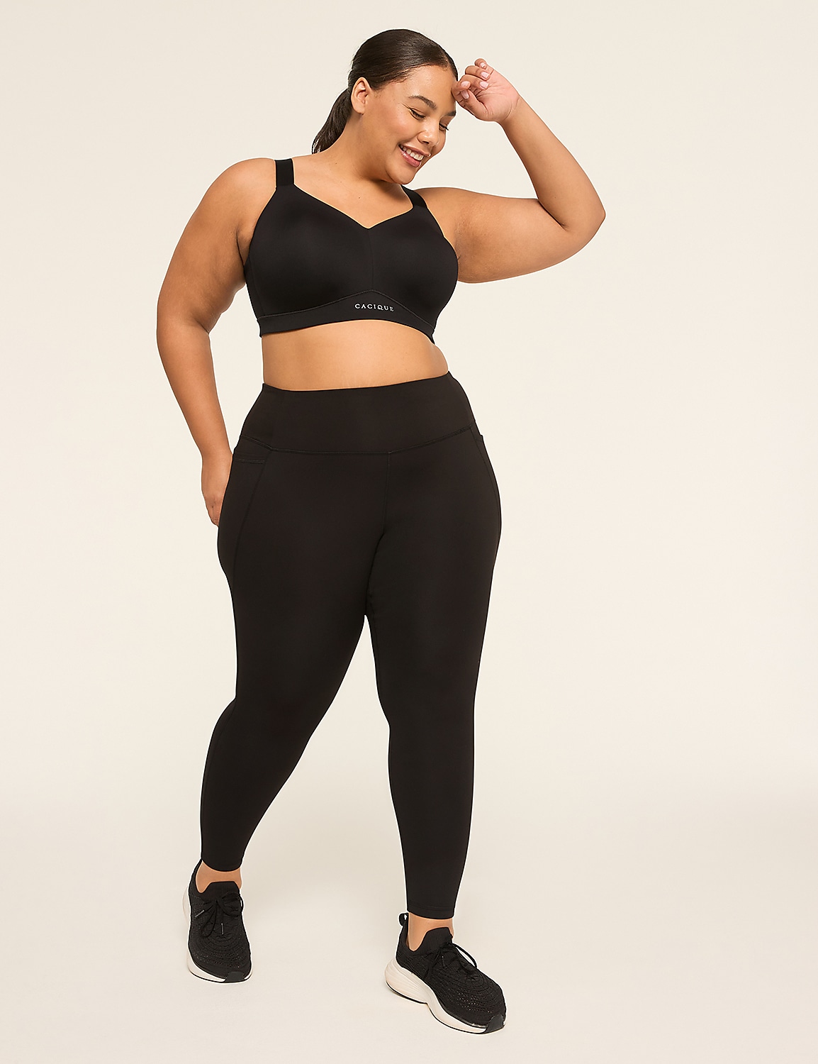 Cacique Totally Smooth Medium-Impact Wireless Sports Bra Product Image 3