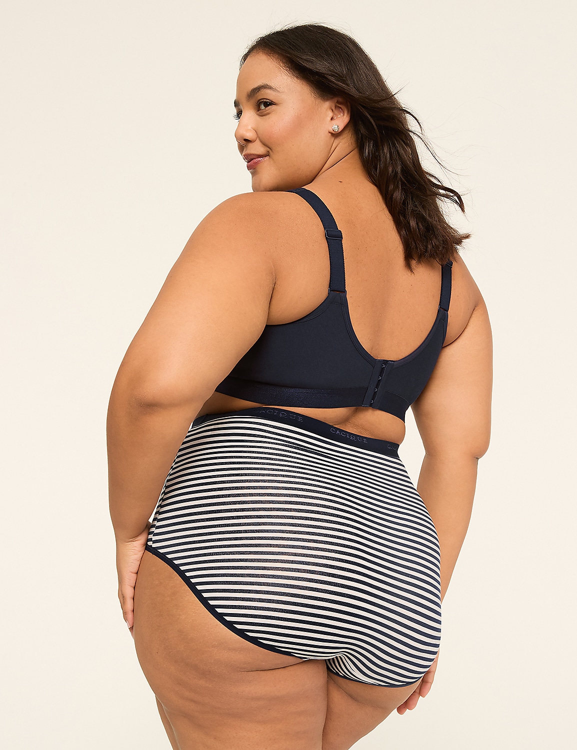 Cotton High-Waist Brief Panty Product Image 2