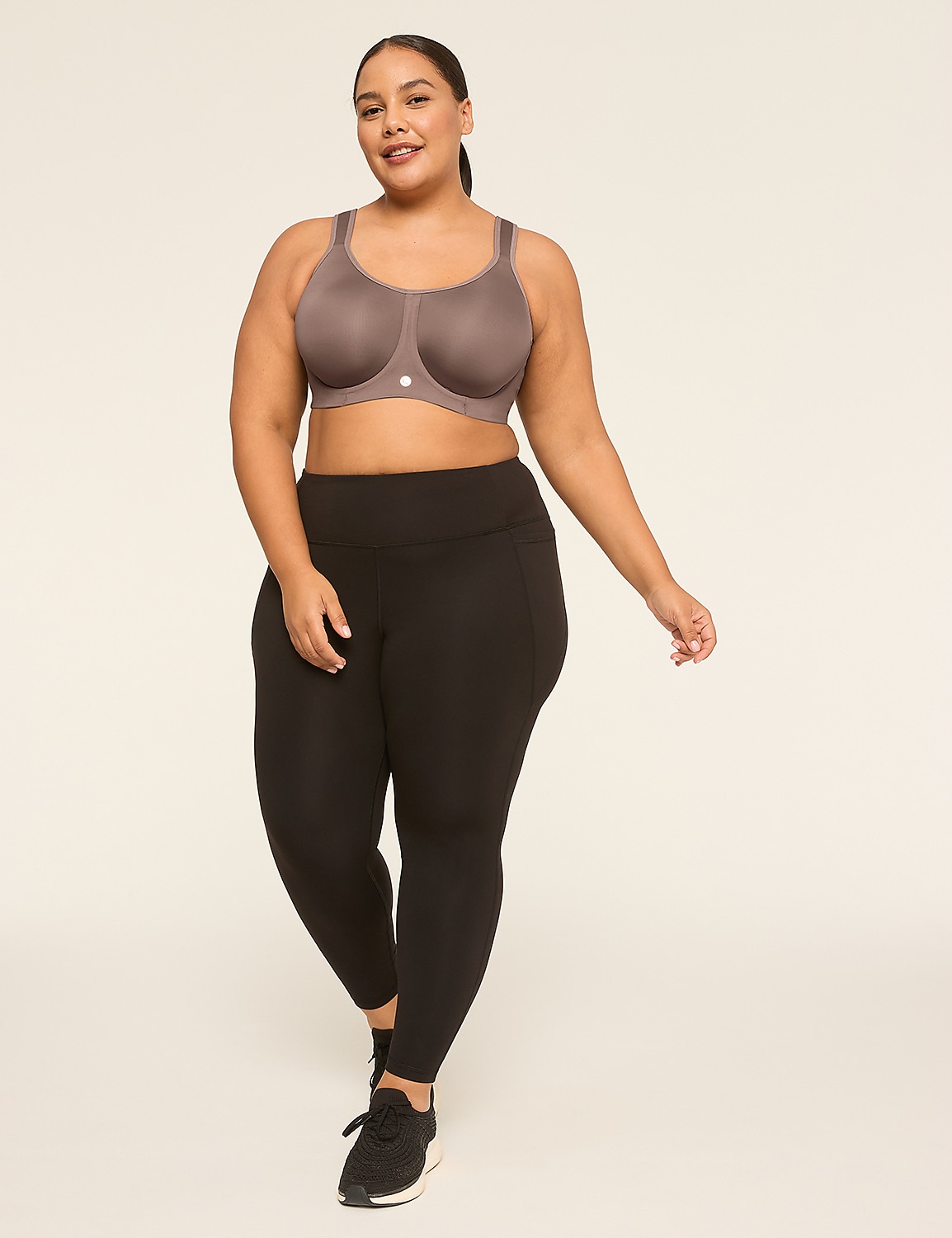 Cacique Max Support High-Impact Comfort Underwire Sports Bra Product Image 3