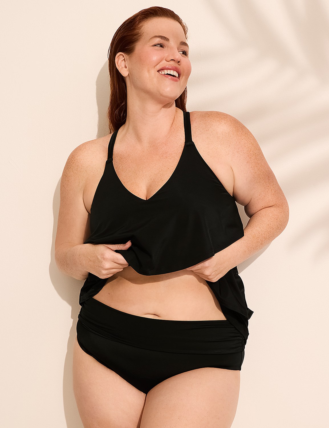 No-Wire Three-Tier Tankini Top Product Image 9