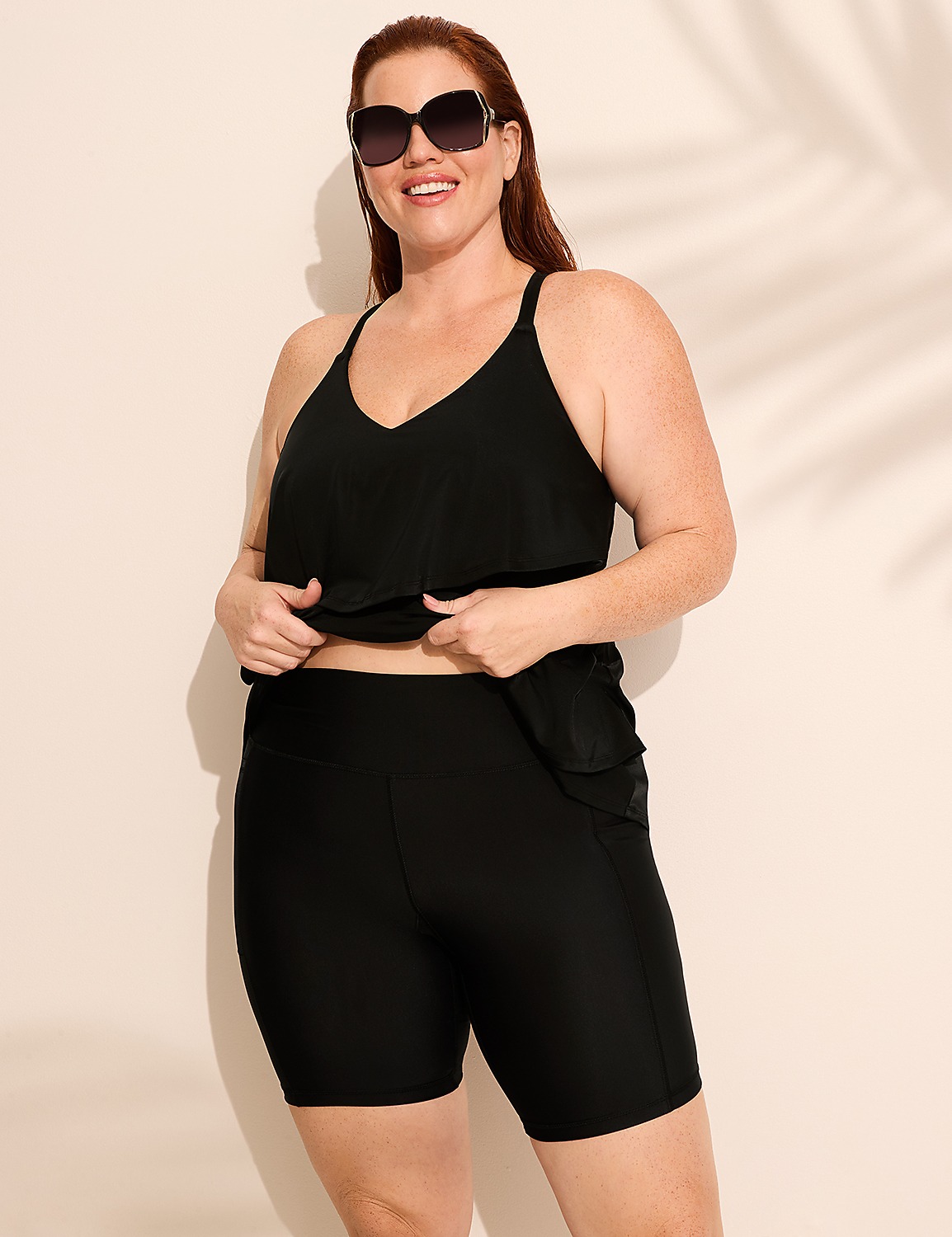 No-Wire Three-Tier Tankini Top Product Image 12