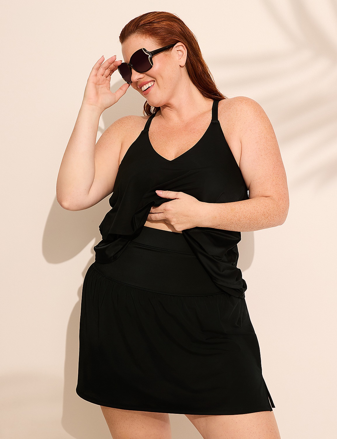 No-Wire Three-Tier Tankini Top Product Image 13