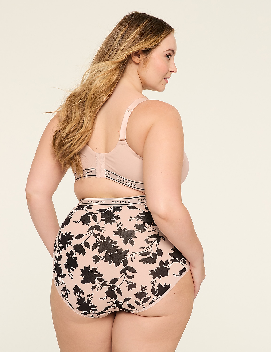 Cotton High-Waist Brief Panty With Wide Waistband Product Image 2