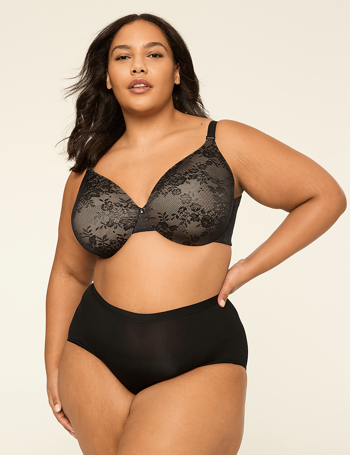 Invisible Lace Backsmoother Lightly Lined Full Coverage Bra Product Image 4