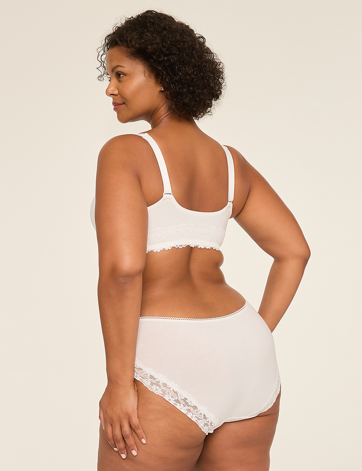 Front-Close Cotton Boost Plunge Bra Product Image 2
